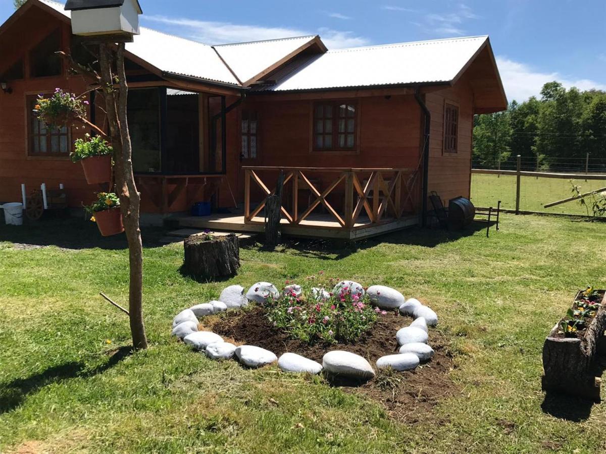 Cabanas Los Canelos Hermosa Granja En ปูกอน ภายนอก รูปภาพ