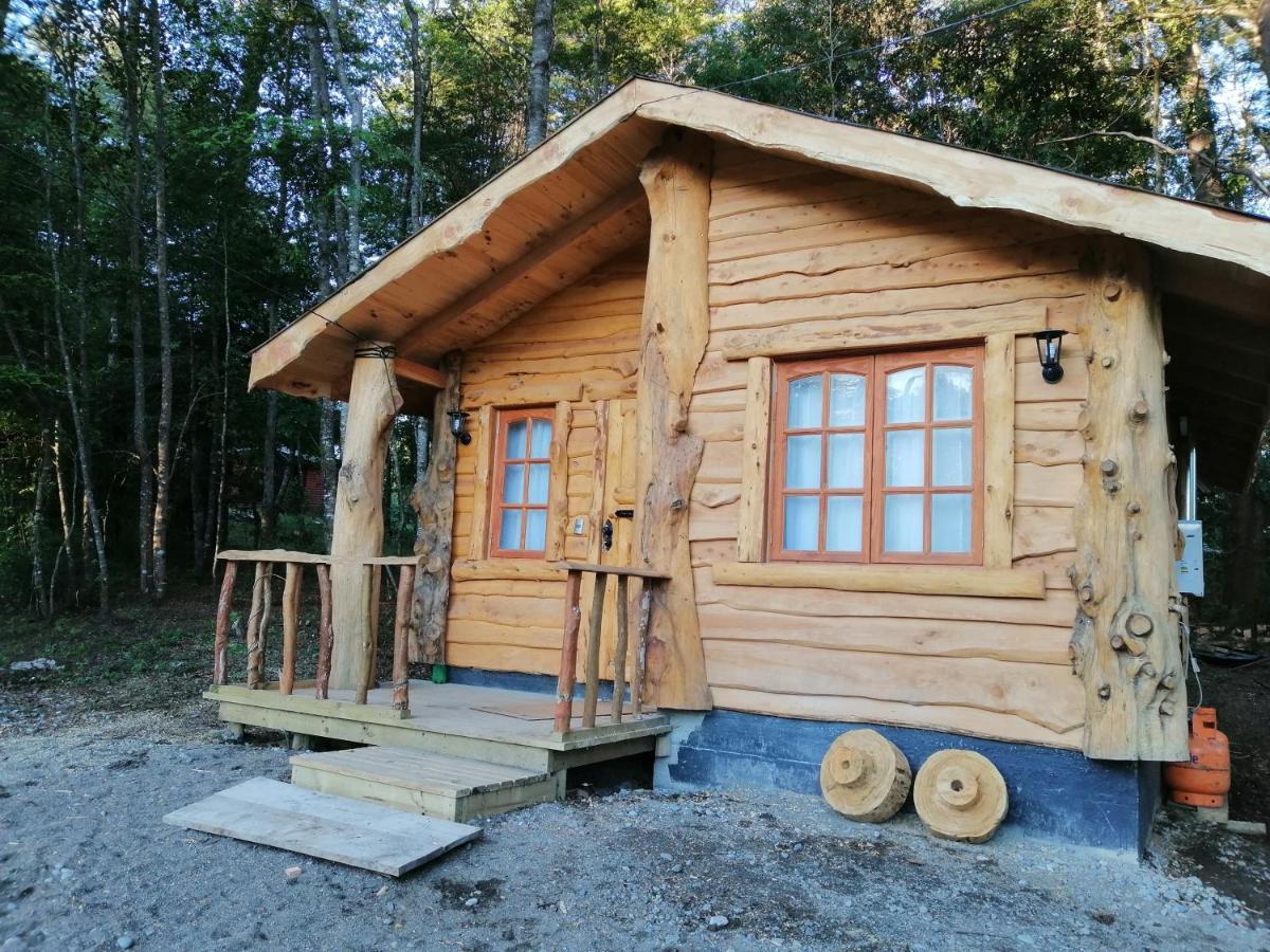 Cabanas Los Canelos Hermosa Granja En ปูกอน ภายนอก รูปภาพ