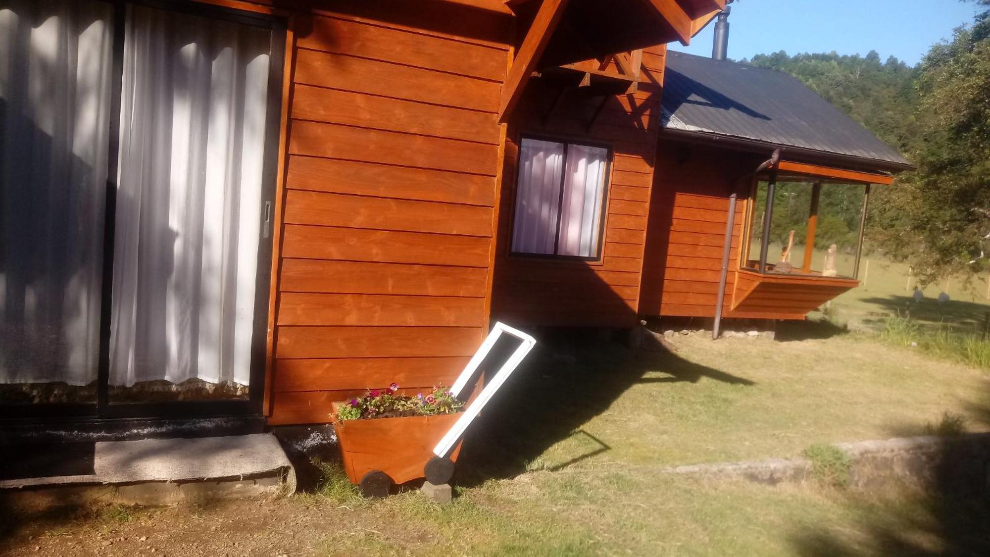 Cabanas Los Canelos Hermosa Granja En ปูกอน ภายนอก รูปภาพ