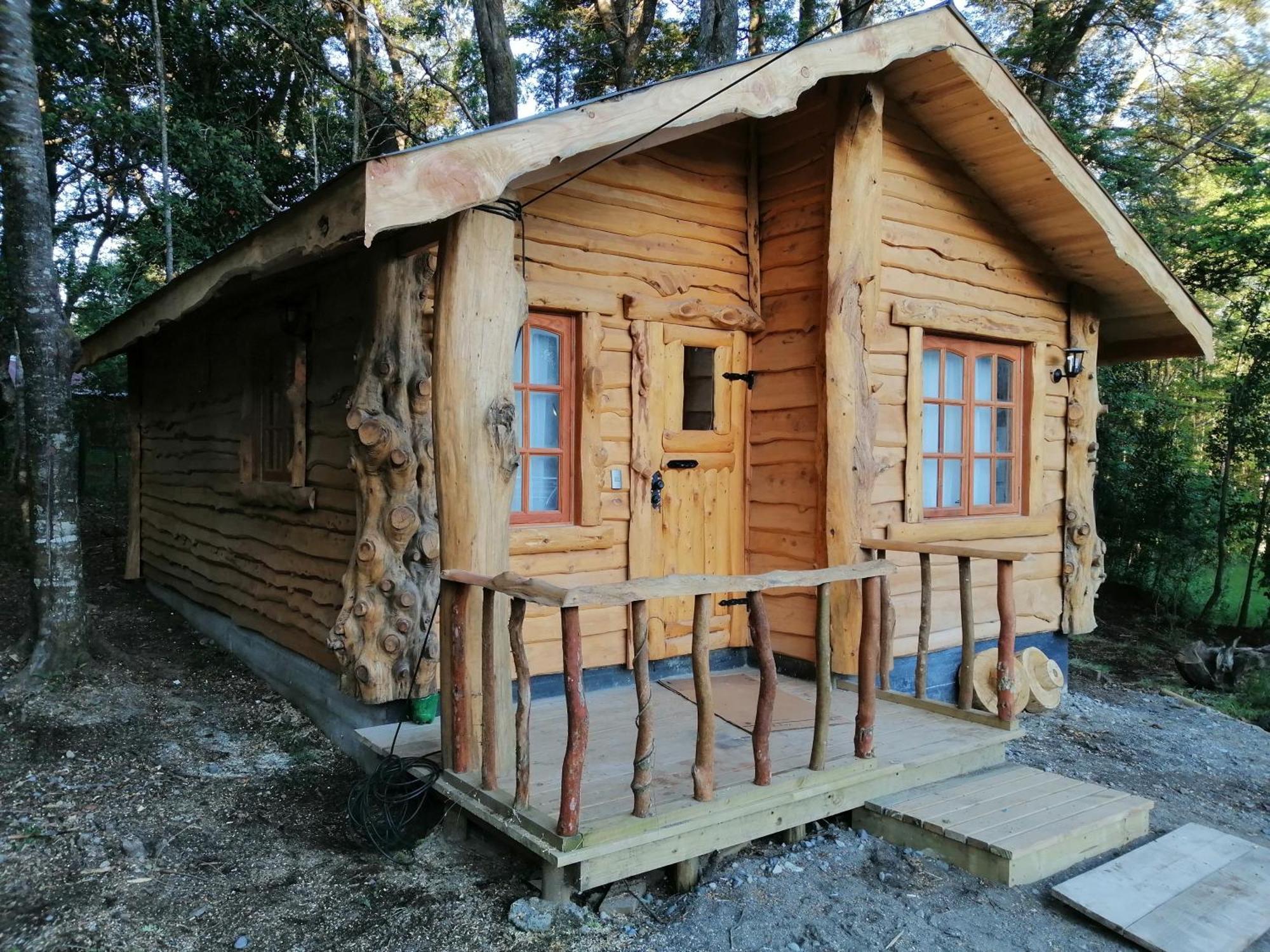 Cabanas Los Canelos Hermosa Granja En ปูกอน ภายนอก รูปภาพ