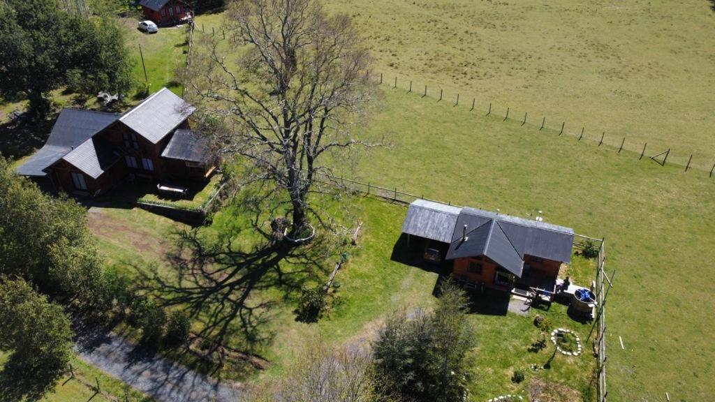 Cabanas Los Canelos Hermosa Granja En ปูกอน ภายนอก รูปภาพ