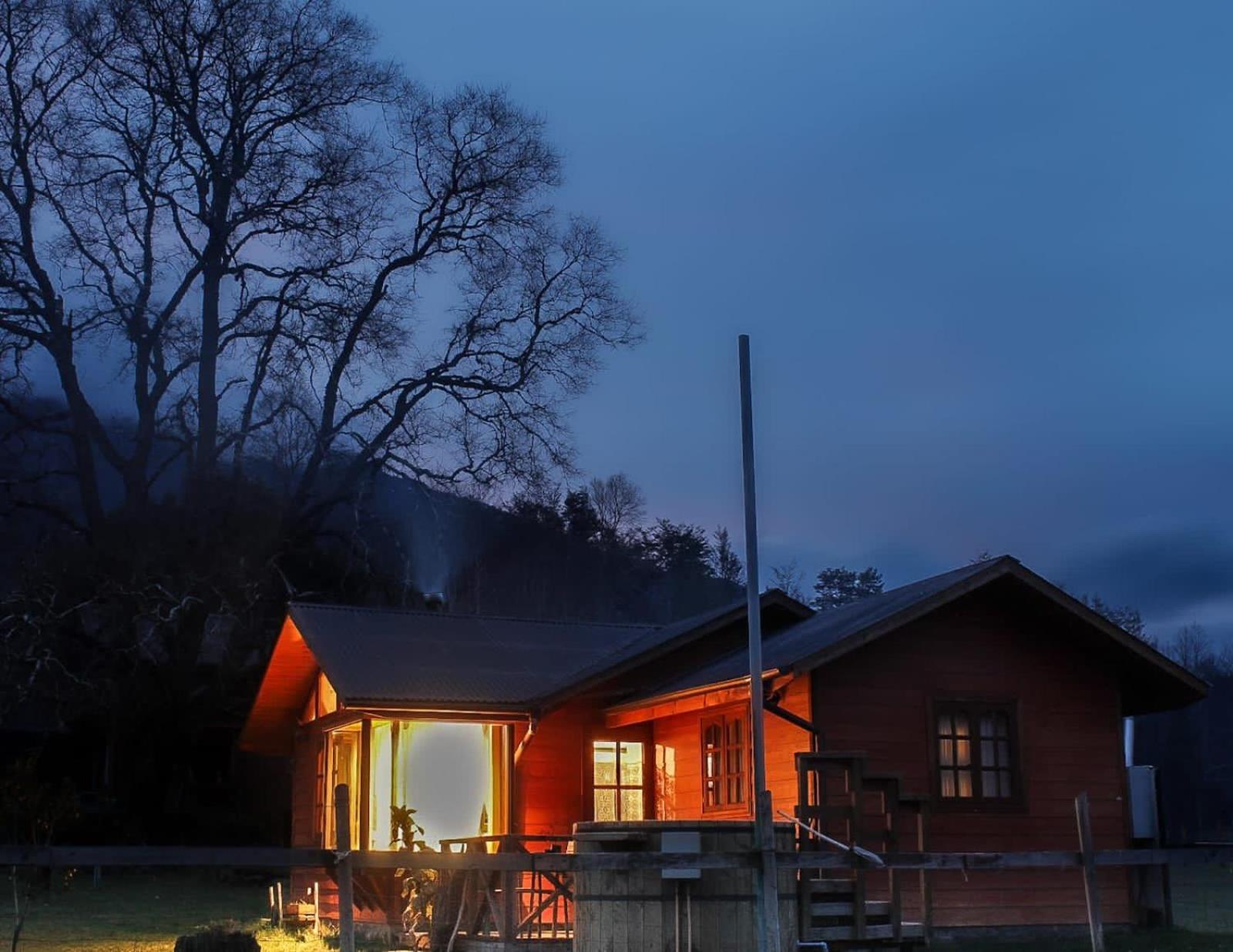 Cabanas Los Canelos Hermosa Granja En ปูกอน ภายนอก รูปภาพ