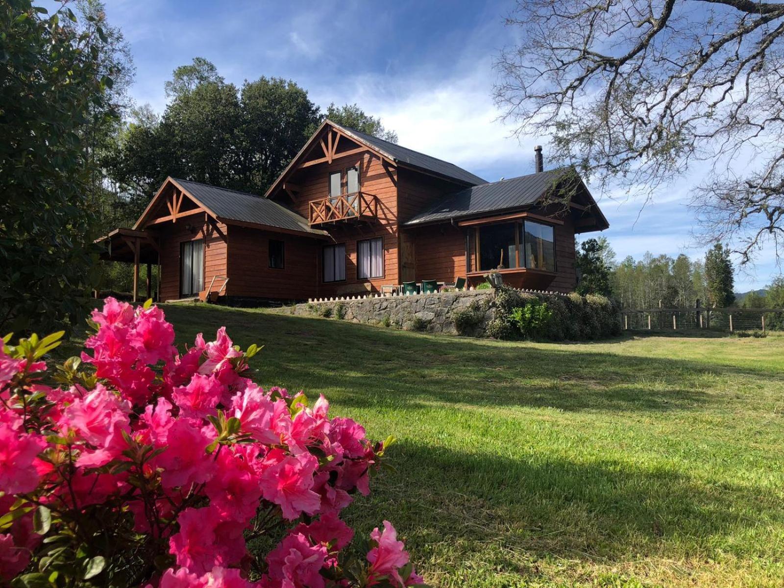 Cabanas Los Canelos Hermosa Granja En ปูกอน ภายนอก รูปภาพ
