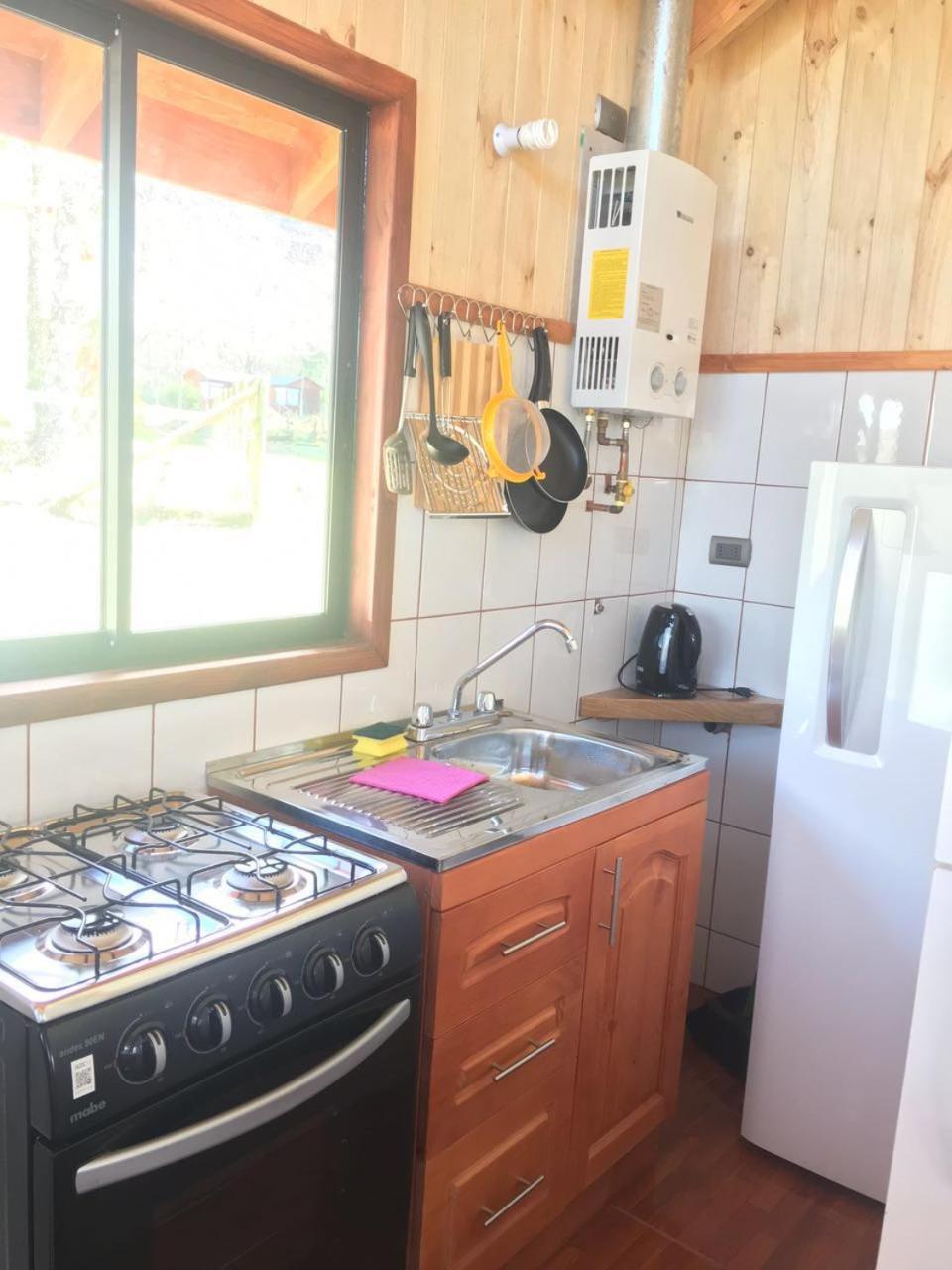 Cabanas Los Canelos Hermosa Granja En ปูกอน ภายนอก รูปภาพ